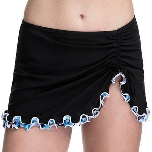 Profile by Gottex Ruffle Swim Skirt Pinwheel NWT